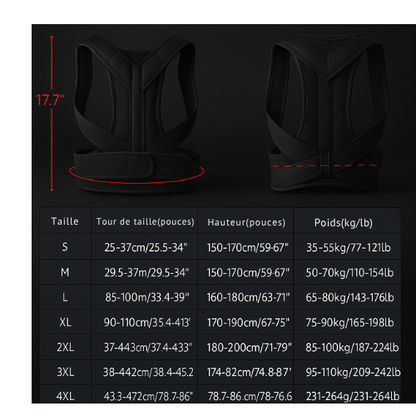 Correcteur de posture SPINEA